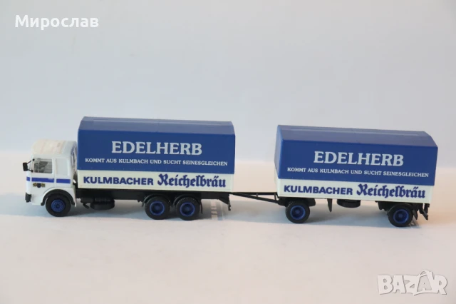 HERPA H0 1/87 МАН MAN КАМИОН TIR МОДЕЛ КОЛИЧКА , снимка 2 - Колекции - 50681993
