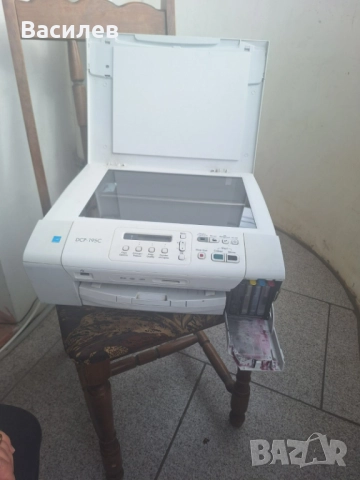 Продавам мастиленоструен 3 в 1 Brother, снимка 3 - Принтери, копири, скенери - 52401695