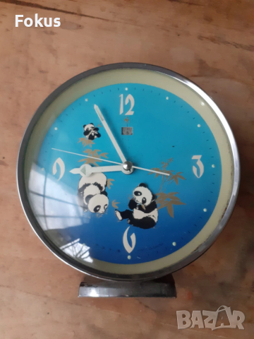 Стар китайски анимиран часовник с панди - работи, снимка 5 - Антикварни и старинни предмети - 53418231