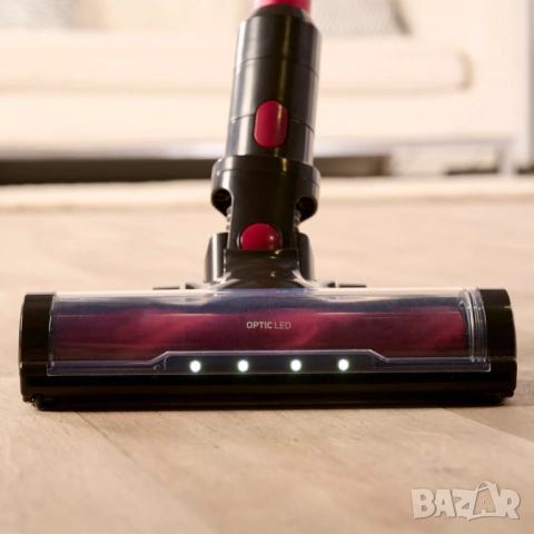 3-в-1 безжична прахосмукачка Taurus Crossback Dazzle – 500 мл контейнер, 2 скорости и въртяща се на , снимка 5 - Друга електроника - 51896253