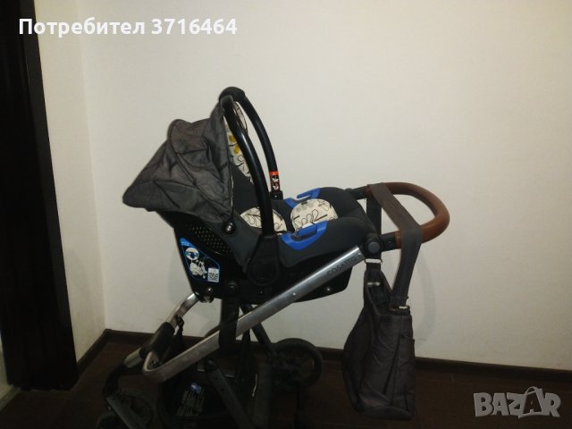 Бебешка количка Cosatto 3в1, снимка 3 - Детски колички - 44130114