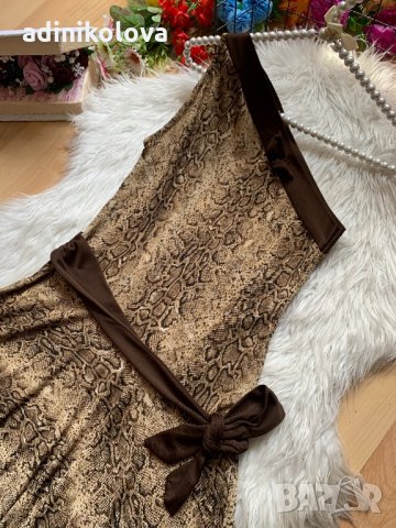 Змийска рокля, снимка 2 - Рокли - 33592964