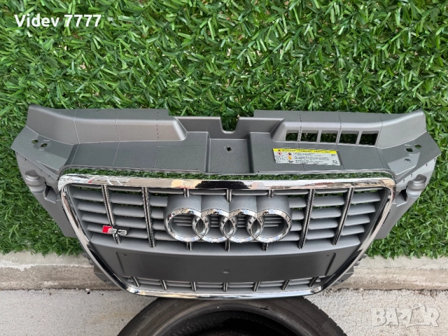 Оригинална Audi S3 8P Facelift решетка Ауди A3/S3 8P ТОП състояние, снимка 4 - Аксесоари и консумативи - 51709612