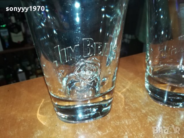 JIM BEAM-МАСИВНИ ТЕЖКИ 2БР ЧАШИ ЗА УИСКИ 2911212255, снимка 8 - Колекции - 34972062