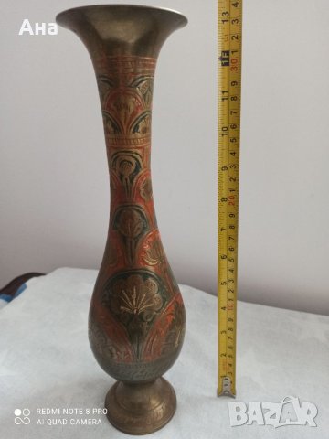 Красива голяма бронзова ваза , снимка 1 - Други ценни предмети - 39411236
