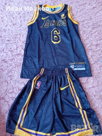 Чисто нов оригинален екип на Los Angelis Lakers - LeBron James, снимка 7 - Баскетбол - 50661723