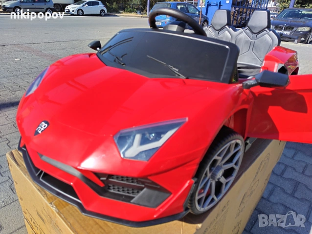 LAMBO Акумулаторна кола CHIARA червен, снимка 8 - Детски велосипеди, триколки и коли - 53569537