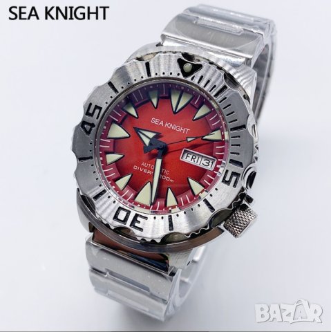 Часовник Sea knight Monster Automatic -хомидж на Seiko Monster 2, снимка 1 - Мъжки - 41487944
