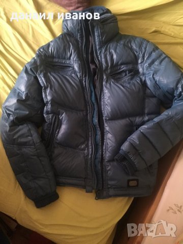 Зимно яке на DIESEL тъмно синьо  размер М
