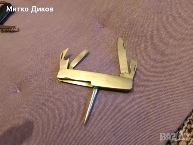 Джобно ножче от соца Сърп и чук 5 части рядко, снимка 9 - Ножове - 43400701