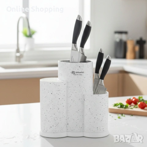 Поставка за кухненски прибори и ножове 3 в 1 Edenberg EB-5106, снимка 4 - Аксесоари за кухня - 53382938