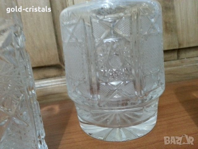 Кристална гарафа, снимка 9 - Антикварни и старинни предмети - 34719062