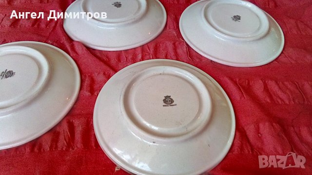 Стар високачествен оригинален порцелан Гърция 4 чинии нови , снимка 5 - Антикварни и старинни предмети - 39068624