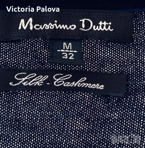 Нежна блуза MASSIMO DUTTI коприна и кашмир, снимка 7 - Блузи с дълъг ръкав и пуловери - 43484935