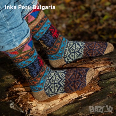  Перуански чорапи модел Уанкавелика различни цветове , снимка 6 - Дамски чорапи - 42968710
