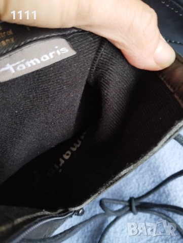 Нови Tamaris -естествена кожа., снимка 5 - Дамски боти - 52579994