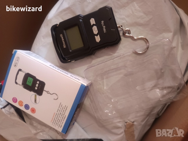 Rhorawill 165lb / 75kg Висящ кантар за багаж Цифров кантар за куфари с ролетка НОВ, снимка 6 - Други стоки за дома - 52395132