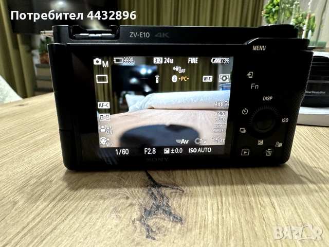 Камера Sony ZV-E10 + обектив Sigma 18-50mm f/2.8 + UV и ND филтри, снимка 2 - Камери - 53172025