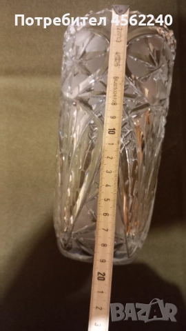 Красива ваза - оловен кристал, снимка 5 - Декорация за дома - 51613667