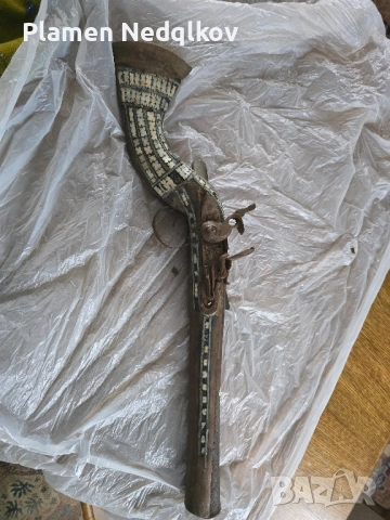 Кремъчен пистолет., снимка 3 - Антикварни и старинни предмети - 52253075