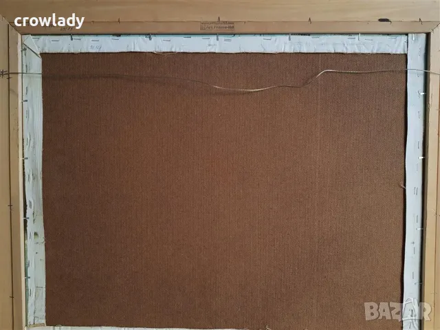 Красива картина Зимен пейзаж от Fellows с маслени бои , снимка 8 - Картини - 47546822