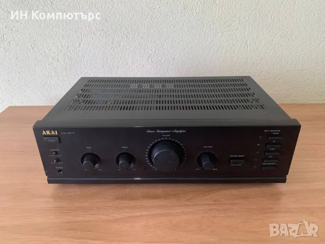 Продавам стерео усилвател Akai AM-17, снимка 2 - Ресийвъри, усилватели, смесителни пултове - 49554565