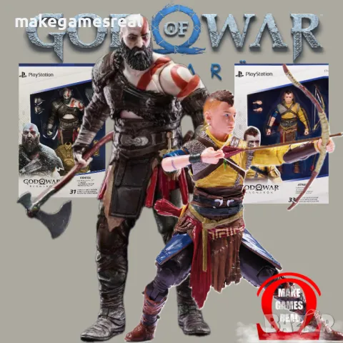 Екшън фигура God of War Ragnarok - Kratos & Atreus, снимка 1 - Аксесоари - 49079913