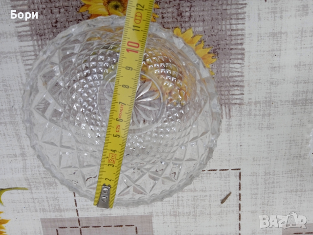 Стари кристални купи, снимка 10 - Чинии - 36480018