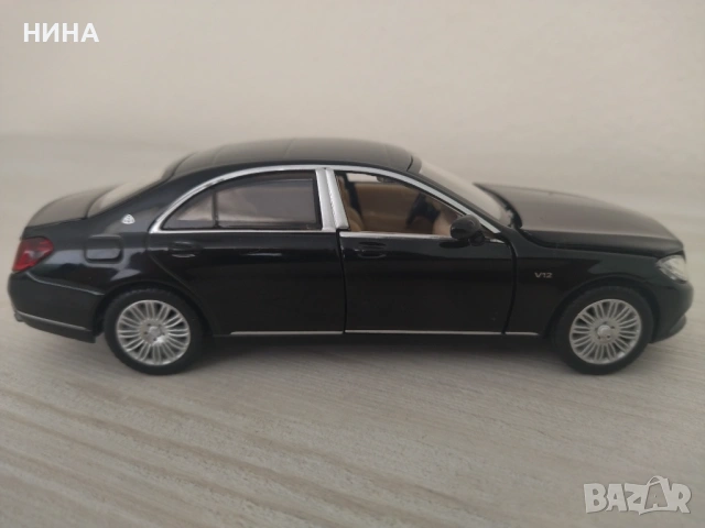 Метална количка Mercedes- Benz S 600 !!!, снимка 7 - Колекции - 53046051