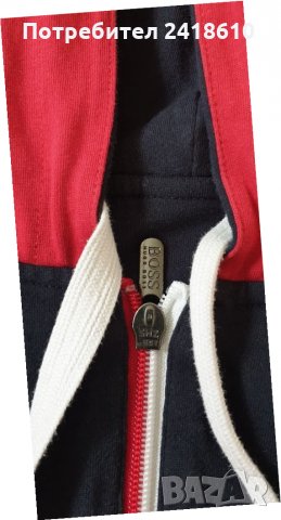 Hugo Boss Cotton Authentic Jacket Mens Size S ОРИГИНАЛ! Суичер с цял Цип!, снимка 5 - Спортни дрехи, екипи - 33069652