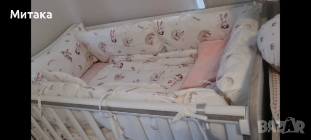 Детска кошара, ползвана само 3 месеца, много запазена , снимка 4 - Кошарки - 52492651