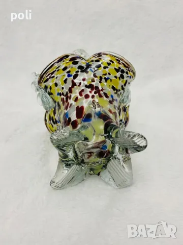 стъклена кошничка Мурано, снимка 5 - Декорация за дома - 49545384