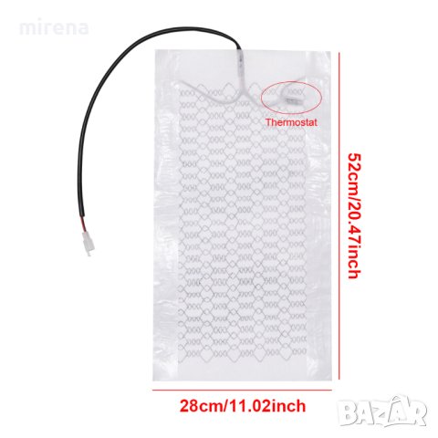 Нагревателна подложка за кола с Въглеродни влакна, снимка 7 - Аксесоари и консумативи - 40349522