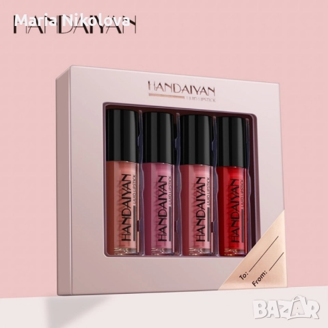 комплект 4 броя течни червила, снимка 1