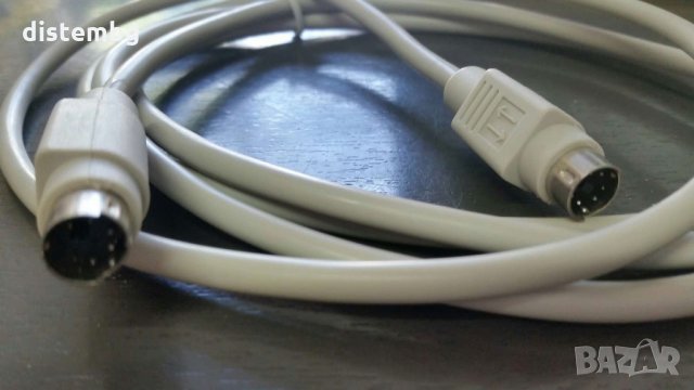 Кабел удължител PS/2 Mini DIN6мъжки - Mini DIN6женски,