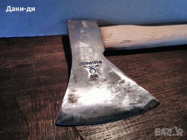 Стар германски топор, брадва, секира с маркировка 