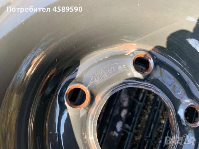 4бр.Оригинални железни джанти 16цола 7.5J ET45 за Audi A4 B8(2007-2016), снимка 8 - Гуми и джанти - 51808273