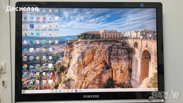 Компютър HP с монитор Samsung, снимка 9 - За дома - 52925465