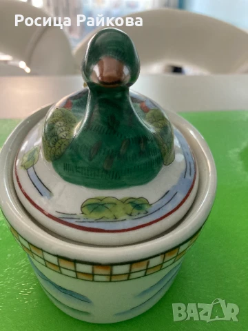 Винтидж ръчно рисувана китайско пате, снимка 6 - Декорация за дома - 51214752