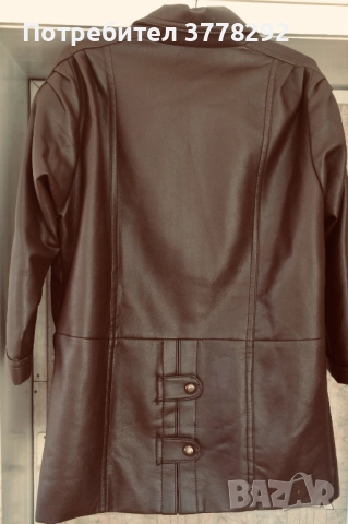 Яке-шубка Дамско от естествена, мека кожа ГО до 130 см, р-р L-XL, без забележки, 35 лв, снимка 2 - Якета - 51997101