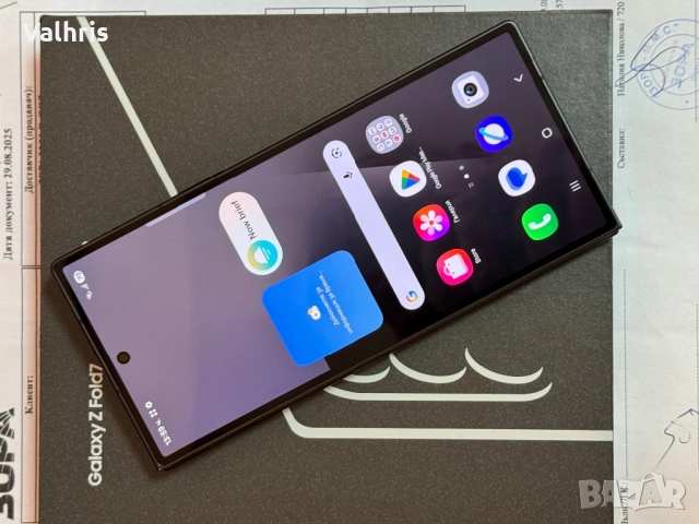 КАТО НОВ! 2г Гаранция! Samsung Z Fold 7 256GB / 12GB RAM / Jetblack, снимка 4 - Samsung - 52718467