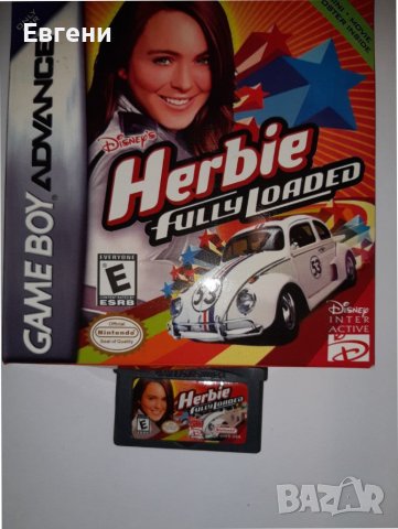 Herbie fully loaded Игри за Нинтендо DS lite Game boy advance Game boy color, снимка 1 - Игри за Nintendo - 38842594