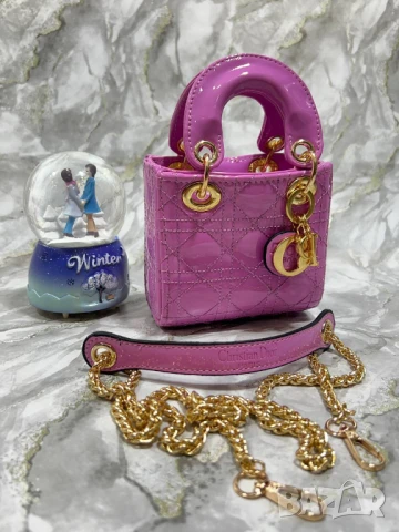 мини чанти christian dior 12х12см, снимка 18 - Чанти - 50776309