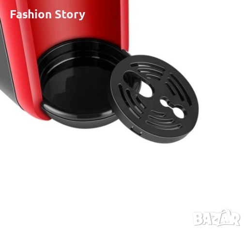 Кафемашина 8в1 ”Поддържа всички капусли” Voltz 19 бара/ 1650W, черно с червено, 2 ГОДИНИ ГАРАНЦИЯ, снимка 3 - Кафемашини - 52216718