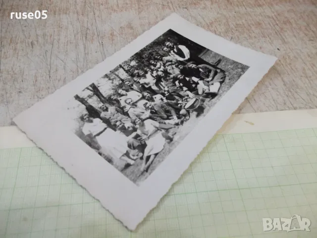 Снимка стара на група при излет - 3, снимка 3 - Колекции - 47824731