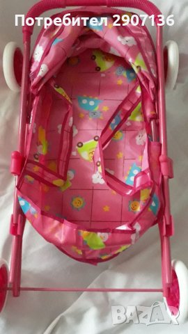 КОЛИЧКА ЗА КУКЛА ЛЕГНАЛА ,ГОЛЯМА , снимка 3 - Коли, камиони, мотори, писти - 38684804