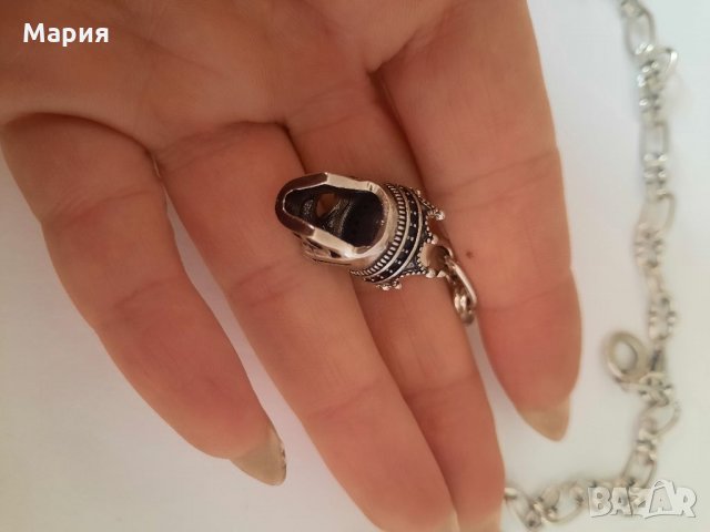 Масивен мъжки ланец, снимка 8 - Колиета, медальони, синджири - 32272125