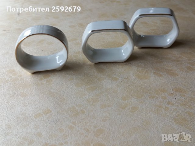 Порцеланови пръстени /рингове/ за салфетки