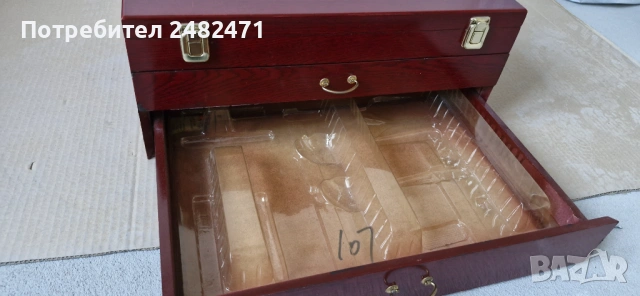 Кутия за прибори , снимка 2 - Прибори за хранене, готвене и сервиране - 53129347