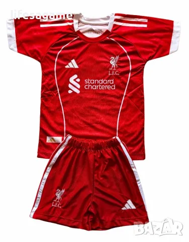 Детско - юношески футболен екип Ливърпул Салах , снимка 2 - Детски комплекти - 49939816
